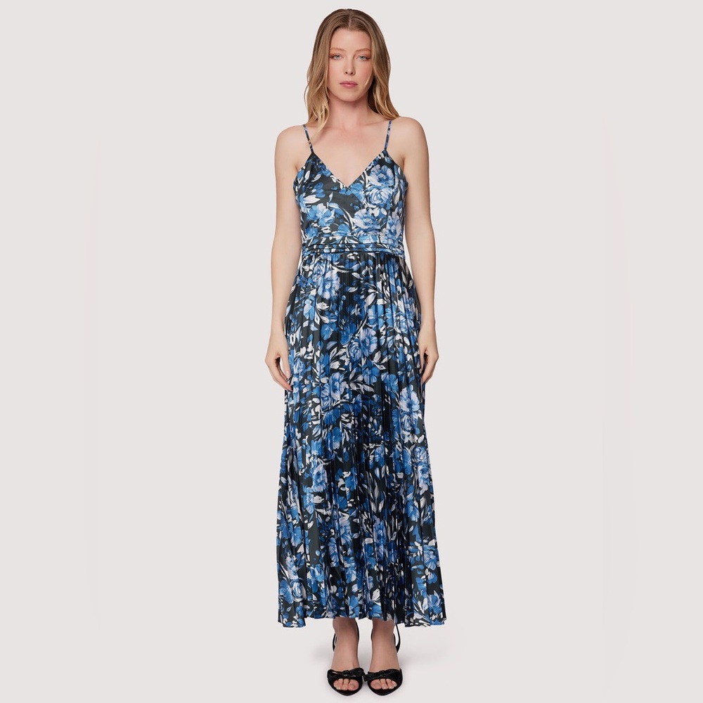 Lost + Wander PARISIAN BLEU MAXI DRESS Floral Womens Size Medium